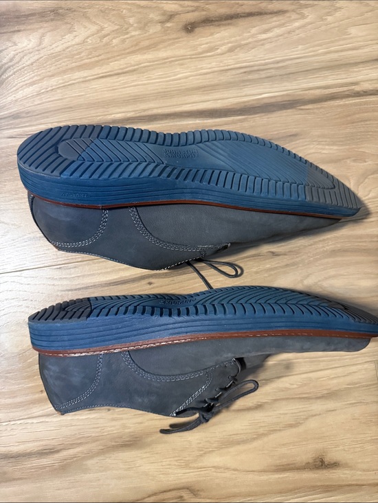 Johnston & Murphy Slate Gray Suede Derby Shoes main image 5